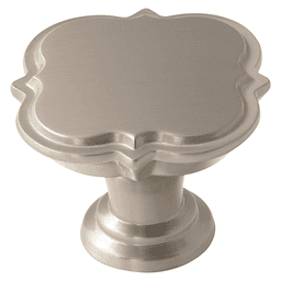 1-3/4" Grace Revitalize Square Knob, Satin Nickel Finish