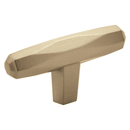 2-1/2" St Vincent T-Knob, Golden Champagne