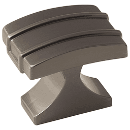 3-3/4" London Cabinet Pull, Marble White/Polished Nickel