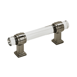 3" Glacio Pull, Clear/Gunmetal