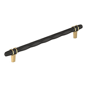 10-1/16" London Cabinet Pull, Black Bronze/Champagne Bronze