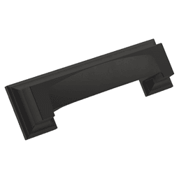 3" - 3-3/4" Appoint Cup Pull, Matte Black