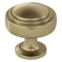 1-1/4" Winsome Cabinet Knob, Golden Champagne