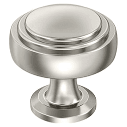 1-1/4" Winsome Cabinet Knob, Polished Nickel