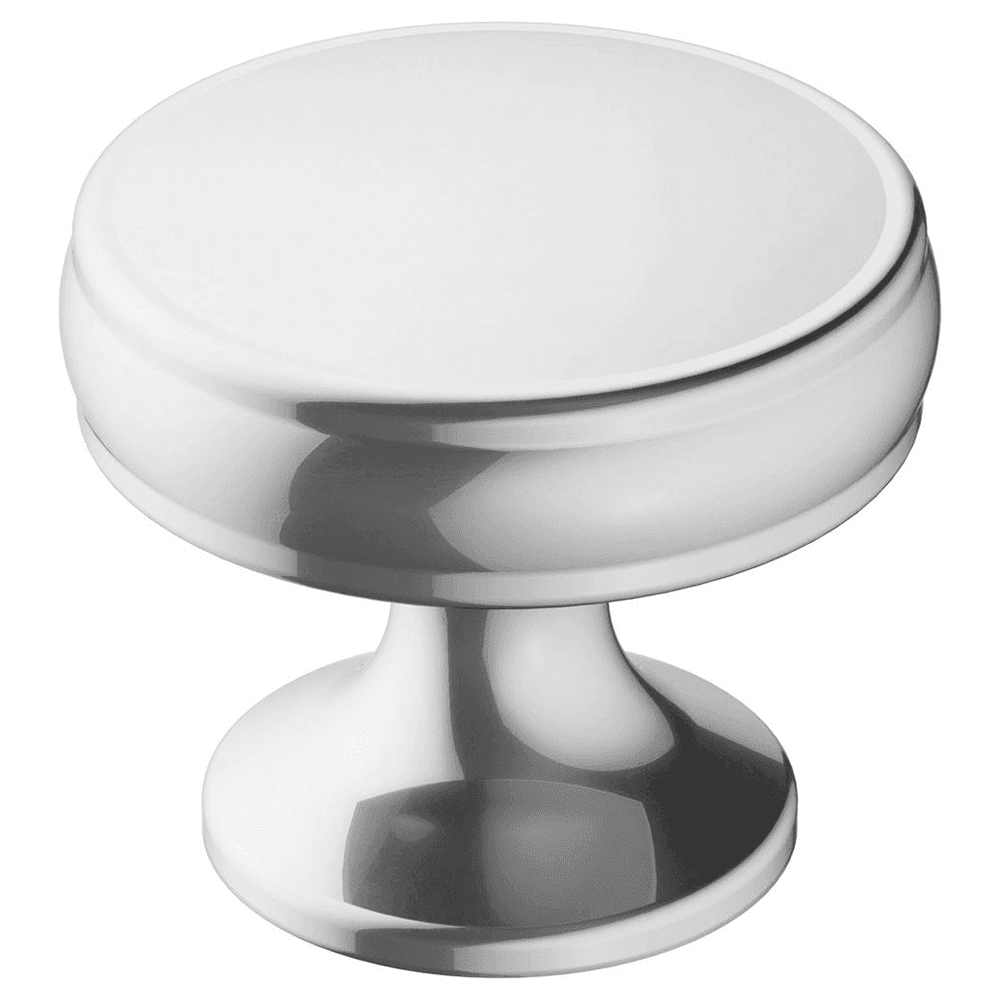 1-1/4" Renown Mushroom Knob, Polished Chrome Finish