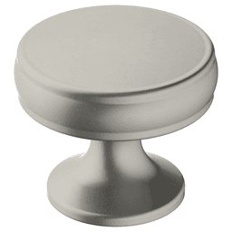 1-1/4" Renown Mushroom Knob, Satin Nickel Finish