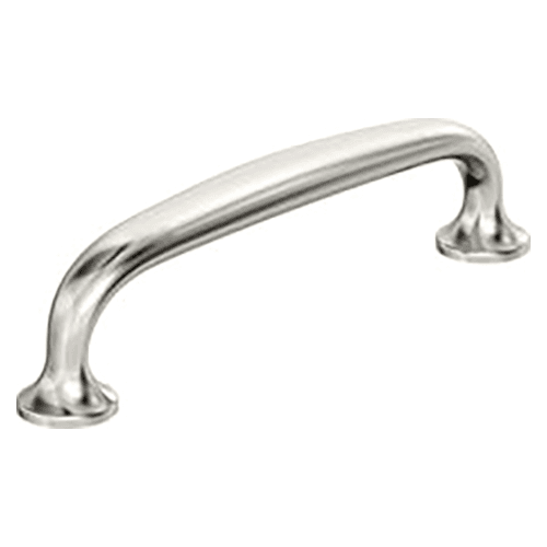 3-3/4" Renown Cabinet Pull, Polished Nickel