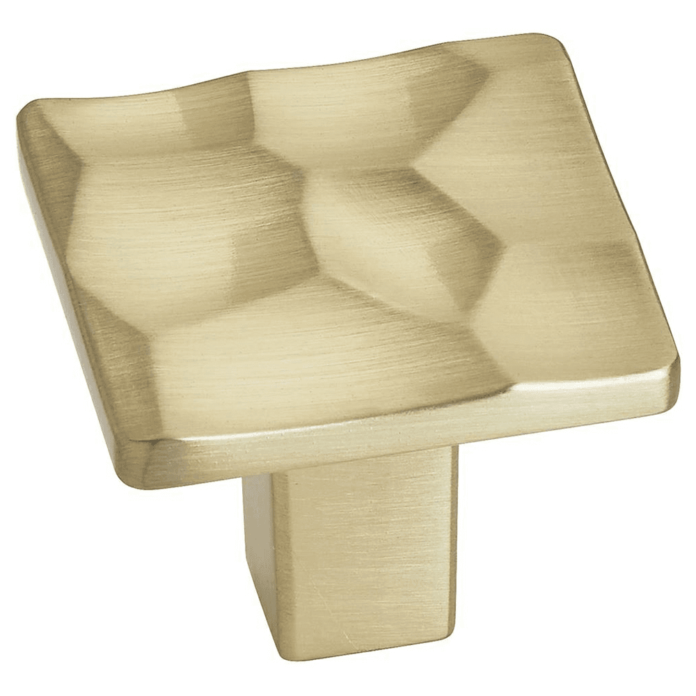 1-3/16" Kamari Square Knob, Golden Champagne