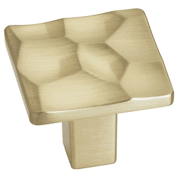 1-3/16" Kamari Square Knob, Golden Champagne