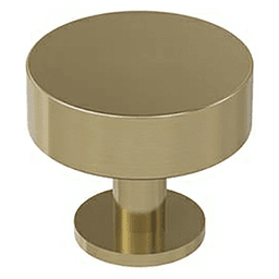 1-1/4" Radius Round Cabinet Knob, Golden Champagne