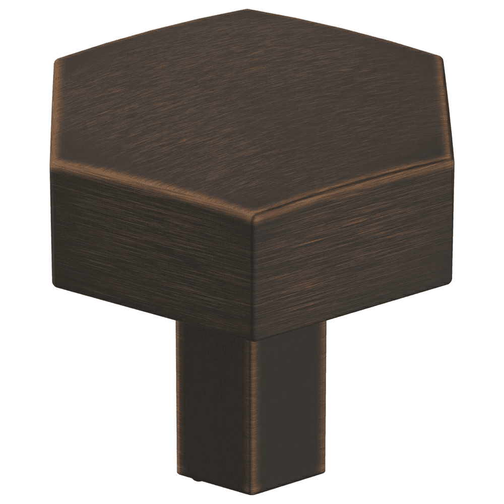 1-1/4" Caliber Hexagonal Knob, Oil-Rubbed Bronze