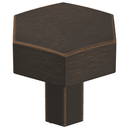 1-1/4" Caliber Hexagonal Knob, Oil-Rubbed Bronze