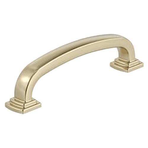 3-3/4" Surpass Cabinet Pull, Golden Champagne