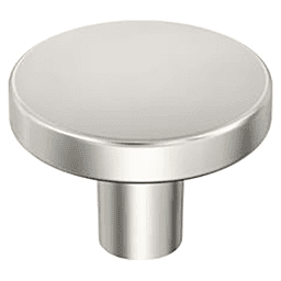 1-3/8" Versa Cabinet Knob, Polished Nickel