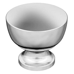 1-1/4" Chalice Cabinet Knob, Polished Chrome