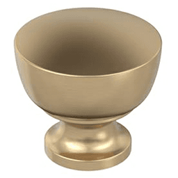 1-1/4" Chalice Cabinet Knob, Champagne Bronze