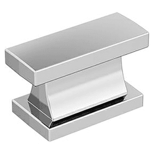 1-7/16" Socle Cabinet Knob, Polished Chrome