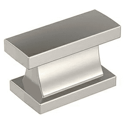 1-7/16" Socle Cabinet Knob, Satin Nickel