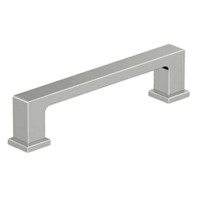 3-3/4" Bridgeport Cabinet Pull, Polished Chrome