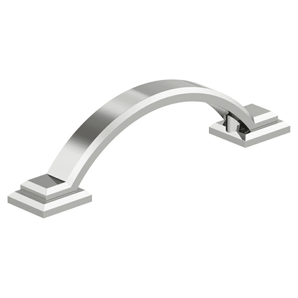 3" Sheffield Cabinet Pull, Polished Chrome