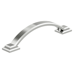 3-3/4" Sheffield Cabinet Pull, Polished Chrome