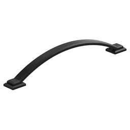 6-5/16" Sheffield Cabinet Pull, Matte Black