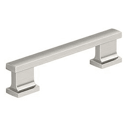 3-3/4" Triomphe Cabinet Pull, Satin Nickel