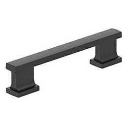 3-3/4" Triomphe Cabinet Pull, Matte Black