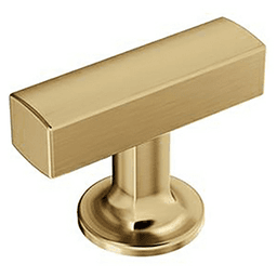 1-3/4" Everett Cabinet T-Knob, Champagne Bronze