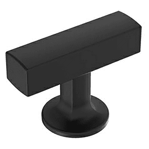 1-3/4" Everett Cabinet T-Knob, Matte Black