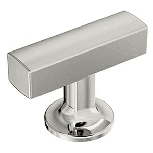 1-3/4" Everett Cabinet T-Knob, Polished Nickel