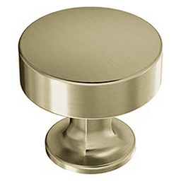 1-5/16" Everett Round Cabinet Knob, Golden Champagne