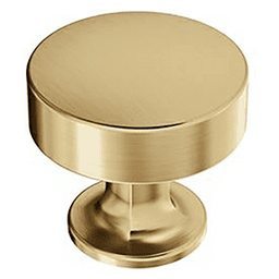 1-5/16" Everett Round Cabinet Knob, Champagne Bronze
