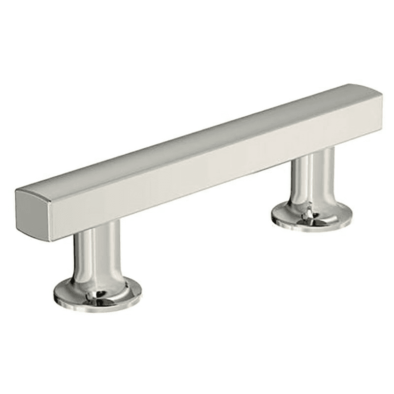 3" Everett Cabinet Pull, Polished Nickel