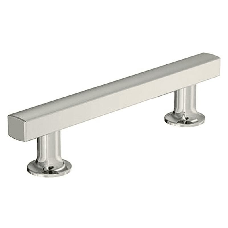 3-3/4" Everett Cabinet Pull, Polished Nickel