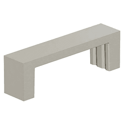 3" Agument Cabinet Pull, Satin Nickel