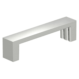 3-3/4" Agument Cabinet Pull, Polished Chrome