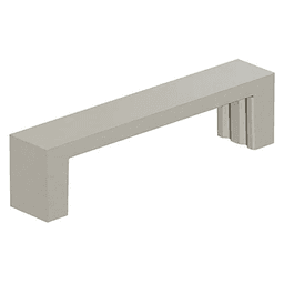 3-3/4" Agument Cabinet Pull, Satin Nickel