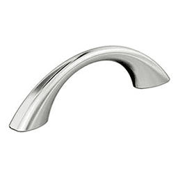 3" Vaile Cabinet Pull, Polished Chrome
