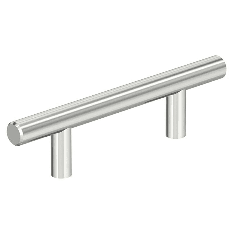 3" Bar Pulls Hollow Cabinet Pull, Polished Chrome