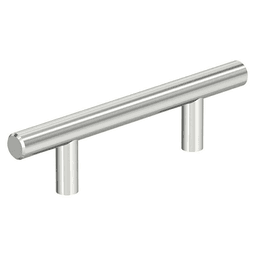 3" Bar Pulls Hollow Cabinet Pull, Polished Chrome