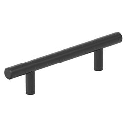 3-3/4" Bar Pulls Hollow Cabinet Pull, Matte Black