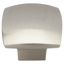 1-3/16" Sunset Square Cabinet Knob, Satin Nickel