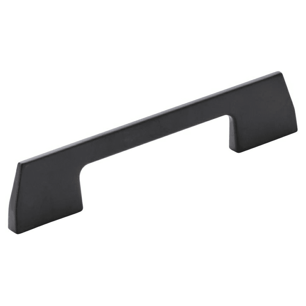 3-3/4" Angle Cabinet Pull, Matte Black