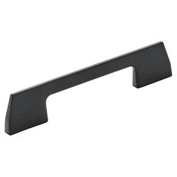 3-3/4" Angle Cabinet Pull, Matte Black