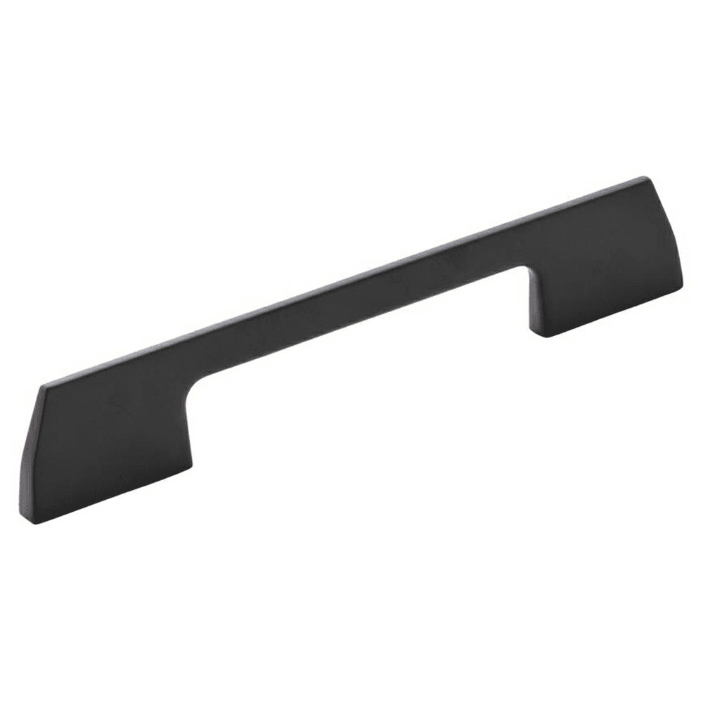 5-1/16" Angle Cabinet Pull, Matte Black