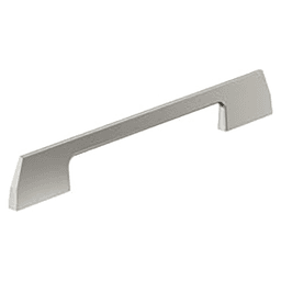 6-5/16" Angle Cabinet Pull, Satin Nickel