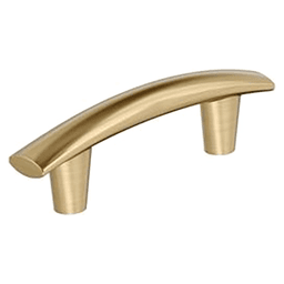 3" Willow Cabinet Pull, Champagne Bronze