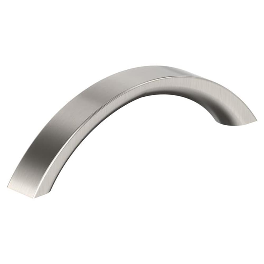 3-3/4" Parabolic Cabinet Pull, Satin Nickel