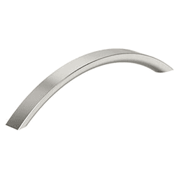 6-5/16" Parabolic Cabinet Pull, Satin Nickel